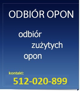 odbiór opon